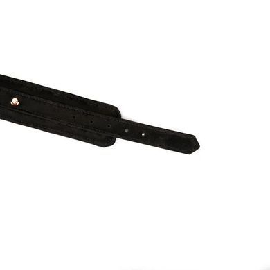 Наручники Liebe Seele Boudoir Amor Wrist Cuffs Black, з&rsquo;єднувальний ланцюжок на карабінах SX1669 фото