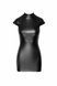 Сукня Noir Handmade F309 Fantasy, 3XL, black, міні, під латекс, короткий рукав, шнурівка ззаду SX0296 фото 4