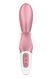 Смарт вібратор-кролик Satisfyer Hug Me Pink, 2 мотори, діаметр 4,2см, широка кліторальна частина SO6274 фото 4