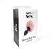 Силіконова анальна пробка М Art of Sex - Silicone Butt plug Rabbit Tail Black, діаметр 3,5 см SO6694 фото 4