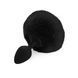 Силіконова анальна пробка М Art of Sex - Silicone Butt plug Rabbit Tail Black, діаметр 3,5 см SO6694 фото 1