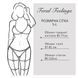 Портупея на груди Feral Feelings - Harness Top, натуральна шкіра, колір білий SO3444 фото 4