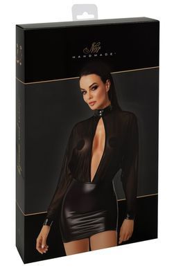 Сукня Noir Handmade F348 Powerwetlook and tulle dress - S SX2091 фото