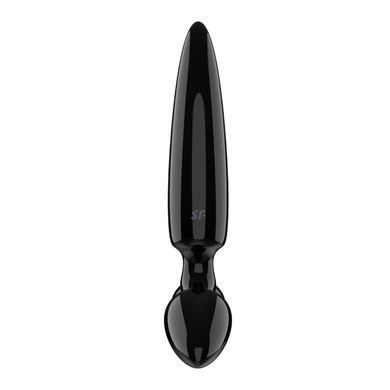 Тристоронній скляний дилдо Satisfyer Triple Crystal 1 Black SX3553 фото