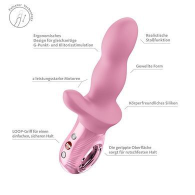 Пульсатор Fun Factory Bi Stronic Crave Rose SX4313 фото