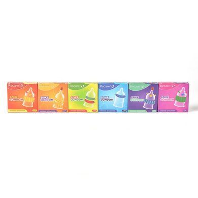 Насадка на член Recare Spike Condom Green (презерватив з рядами шипів) SX3357 фото