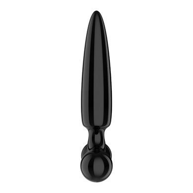 Тристоронній скляний дилдо Satisfyer Triple Crystal 1 Black SX3553 фото