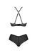 Комплект Passion KERRIA BIKINI black, S/M, бралет і трусики-бікіні SX0483 фото 4