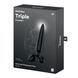 Тристоронній скляний дилдо Satisfyer Triple Crystal 1 Black SX3553 фото 5