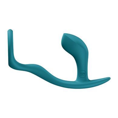 Анальна пробка з ерекційним кільцем Fun Factory BOOTIE RING Bottle Green SX3690 фото