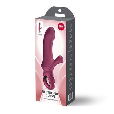 Пульсатор Fun Factory Bi Stronic Curve Wine Red SX4314 фото