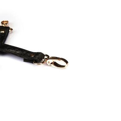 Хрестовина для фіксації Liebe Seele Boudoir Amor Pink Hogtie Black, на карабінах SX1671 фото