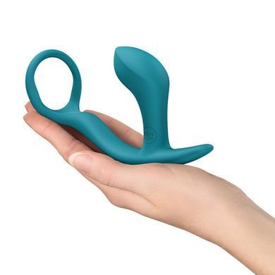 Анальна пробка з ерекційним кільцем Fun Factory BOOTIE RING Bottle Green SX3690 фото