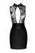 Сукня Noir Handmade F241 Short dress with powerwetlook skirt and tulle top, XL SX0148 фото 5