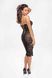 Сукня Noir Handmade F301 Catalyst, 3XL, black, міді, мереживо, відкриті плечі, шнурівка на спині SX0248 фото 4