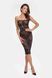 Сукня Noir Handmade F301 Catalyst, 3XL, black, міді, мереживо, відкриті плечі, шнурівка на спині SX0248 фото 1