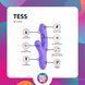 Вібратор-кролик Good Vibes Only - Tess Rabbit Vibrator with G-Spot Stimulator SX3065 фото 11