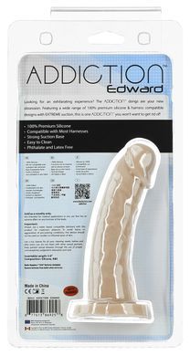 Вигнутий фалоімітатор на присосці ADDICTION &mdash; Edward 6&Prime; Curved Dong, віброкуля в подарунок SO5582 фото