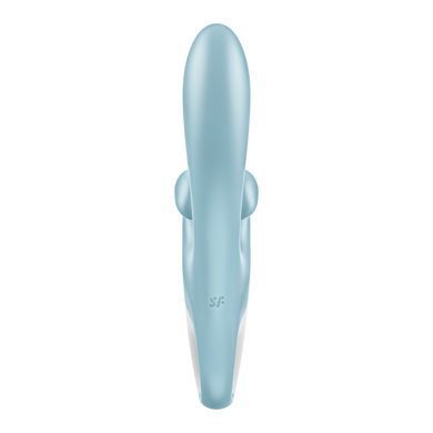 Вібратор-кролик Satisfyer Touch Me Blue, подвійний відросток, 3 потужні мотори SO7777 фото