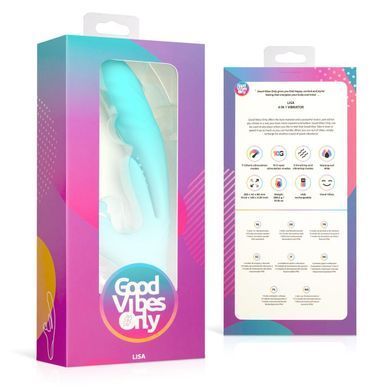 Вібратор-кролик Good Vibes Only - Lisa Thrusting Rabbit Vibrator with G-Spot Stimulator SX3066 фото
