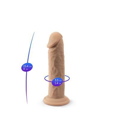 Фалоімітатор SilexD Robby Real Skin Flesh (MODEL 2 size 6in) SX2626 фото