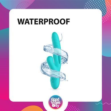 Вібратор-кролик Good Vibes Only - Lisa Thrusting Rabbit Vibrator with G-Spot Stimulator SX3066 фото