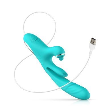 Вібратор-кролик Good Vibes Only - Lisa Thrusting Rabbit Vibrator with G-Spot Stimulator SX3066 фото