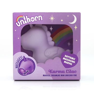 Вібратор-єдиноріжка Unihorn &ndash; Karma Lilac, з пульсацією SX2867 фото