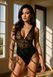 Боді Passion EVALIE BODY black L SX2918 фото 8