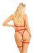 Портупея з чокером і гартери Leg Avenue 2PC Vegan Leather Nurse Harness Teddy and Headband Red M SX1717 фото 2