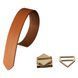 Набір фіксаторів для рук та ніг LOCKINK Hogtie Set, коричневий, ремені з натуральної шкіри SX0840 фото 6