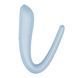 Вібратор для пар Satisfyer Double Classic Light Blue з одним моторчиком SX3654 фото 3