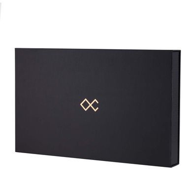 Маска на очі LOCKINK Vixen Blindfold, чорна, натуральна шкіра, регульований обсяг SX0855 фото
