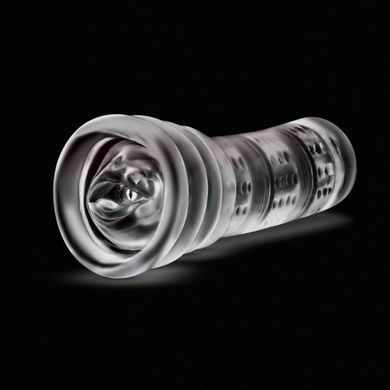 Мастурбатор Blush Rize &ndash; Luz Glow in the Dark Masturbator &ndash; Clear, всмоктування, світиться в темряві SO8833 фото