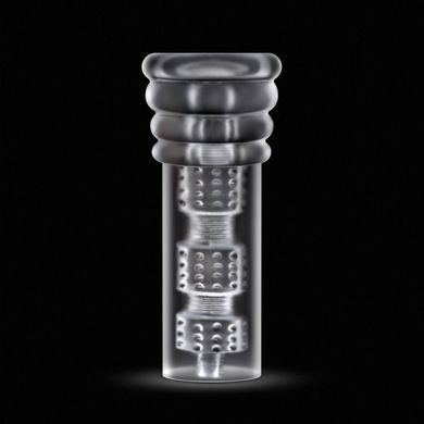 Мастурбатор Blush Rize &ndash; Luz Glow in the Dark Masturbator &ndash; Clear, всмоктування, світиться в темряві SO8833 фото