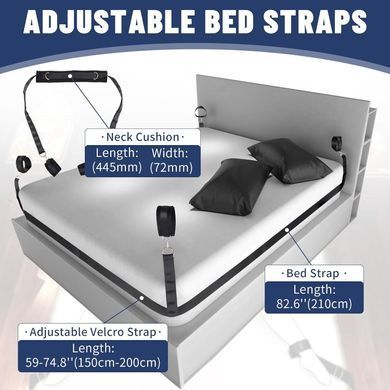 БДСМ-набір LOCKINK YEAHWOW Bed Restraint set SX2844 фото