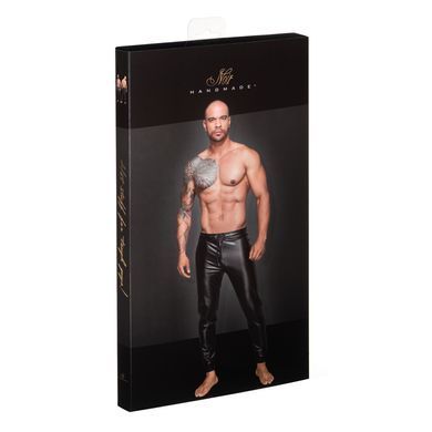 Чоловічі трегінси Noir Handmade H063 Powerwetlook treggings, M, мокрий ефект SX0116 фото