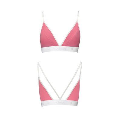 Спортивний топ з подвійними бретелями Passion PS007 TOP M, pink SO4272 фото