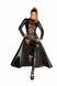 Сукня-плащ з мокрим ефектом Noir Handmade F128C Powerwetlook gown coat, XL SX0016 фото 1