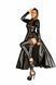 Сукня-плащ з мокрим ефектом Noir Handmade F128C Powerwetlook gown coat, XL SX0016 фото 2