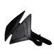 Маска на очі LOCKINK Vixen Blindfold, чорна, натуральна шкіра, регульований обсяг SX0855 фото 1