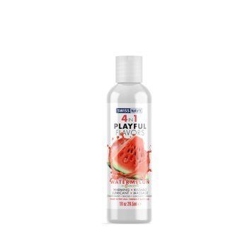 Розпродаж!!! Лубрикант на водній основі Swiss Navy 4 In 1 Water Melon 29,5 мл (термін 29.11.2026) SX1350-R фото