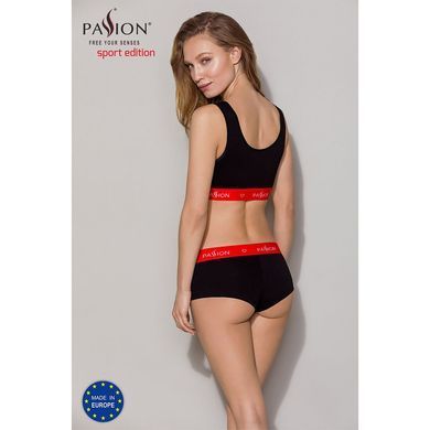 Трусики-шортики Passion PS003 PANTIES M, black SO4208 фото