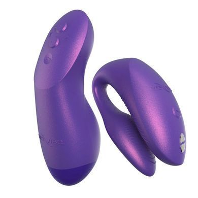 Смарт-вібратор для пар We-Vibe Chorus Pro Cosmic Purple SX3861 фото