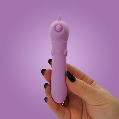 Вібратор-єдиноріжка Unihorn USB Bullet &ndash; Karma Lilac, віброкуля, USB-зарядка, 10 режимів SX2868 фото