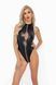 Боді з мокрим ефектом Noir Handmade F294 Powerwetlook bodysuit with front zipper, 3XL SX0200 фото 2