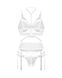 Комплект Obsessive Premisis White 3-pcs crotchless set S/M SX3118 фото 3