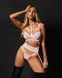 Комплект Obsessive Premisis White 3-pcs crotchless set S/M SX3118 фото 4