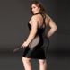Еротична сукня JSY &laquo;Спокуслива Міла&raquo; Plus Size Black, прозорі вставки, стрепи, халтер SO8366 фото 4