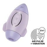 Вакуумний стимулятор з вібрацією Satisfyer Mission Control Violet, 2 незалежні мотори SO8970 фото
